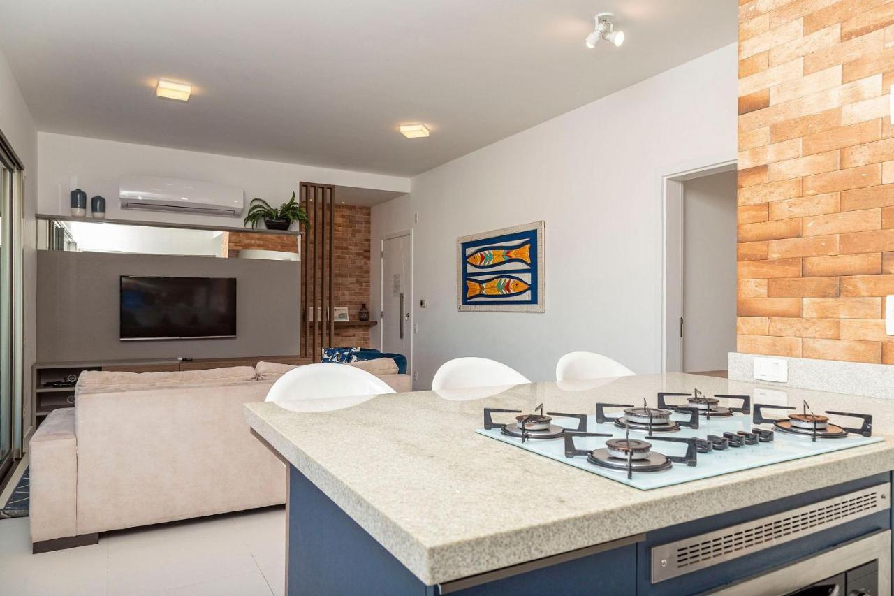 Punta Blu 102-7 - Apartamento De Alto Padrao Em Condominio Exclusivo, Quadra Poliesportiva - Piscina - Portaria 24H. Bombinhas Buitenkant foto